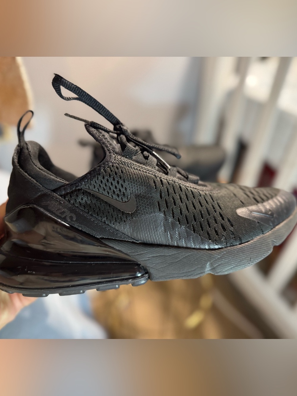 Nike Men’s Black Mesh Running Sneakers